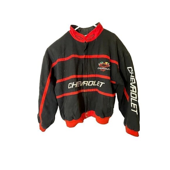 VTG Racing Champions Men's Black Chevrolet Racing NASCAR JAcket Sz XXL - Picture 2 of 7